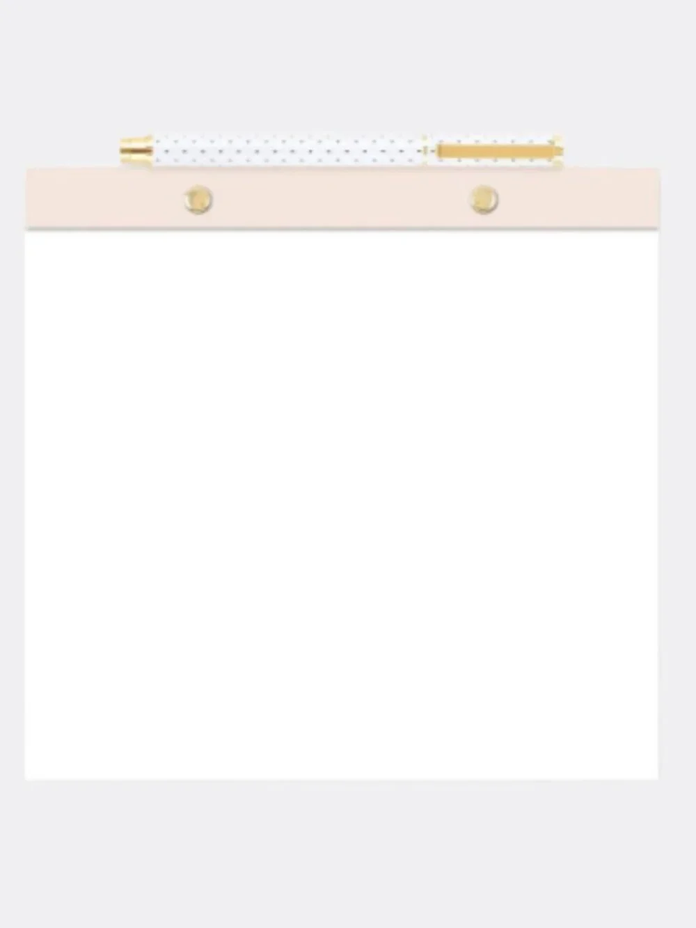 Sugar Paper Essentials Pink Notepad & Gold Pen Set 125 Sheets NWT